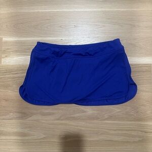 Athleta Blue Swim Skirt  NWOT